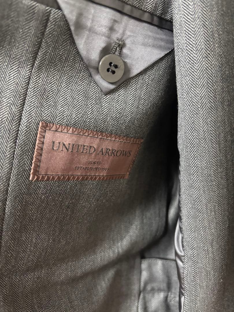 グレー ビジネススーツ 3点セット