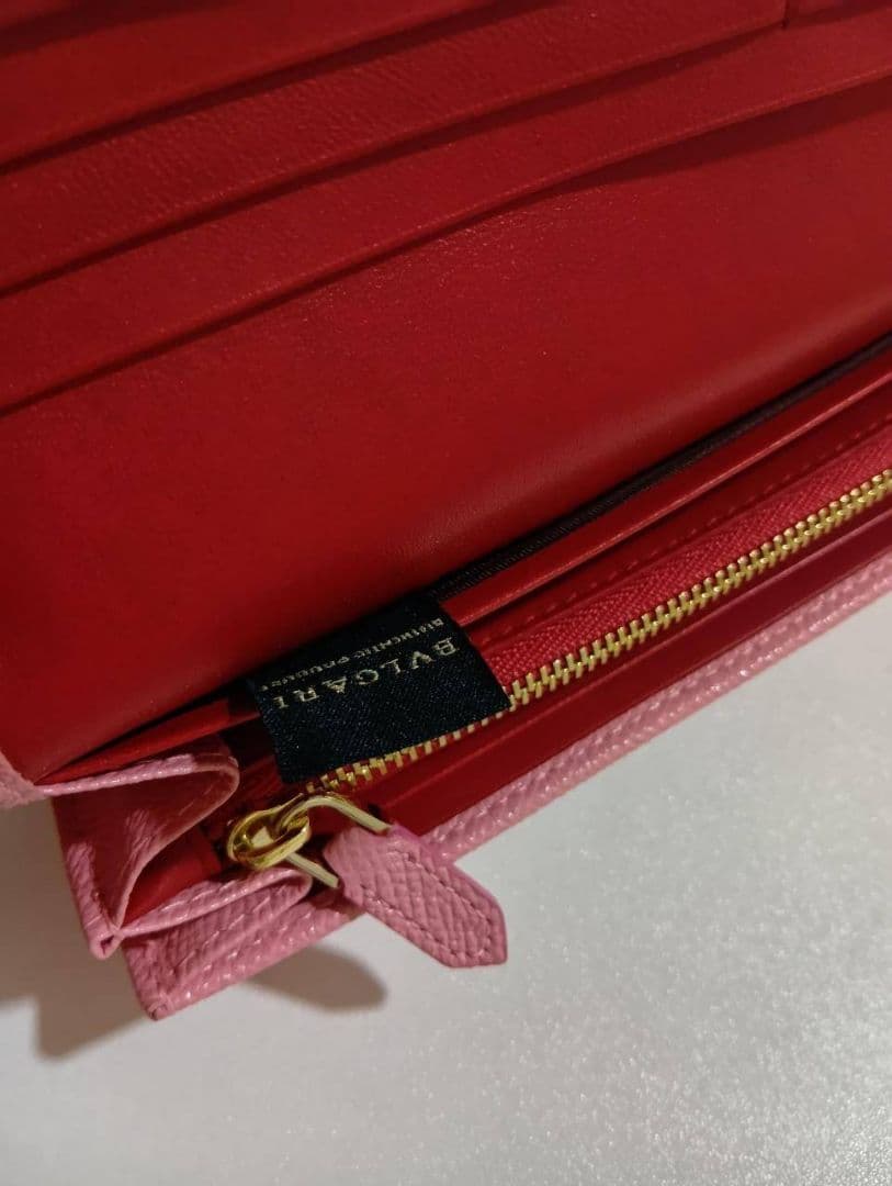 ブルガリ BVLGARI クリップ レザー ラージ 長財布