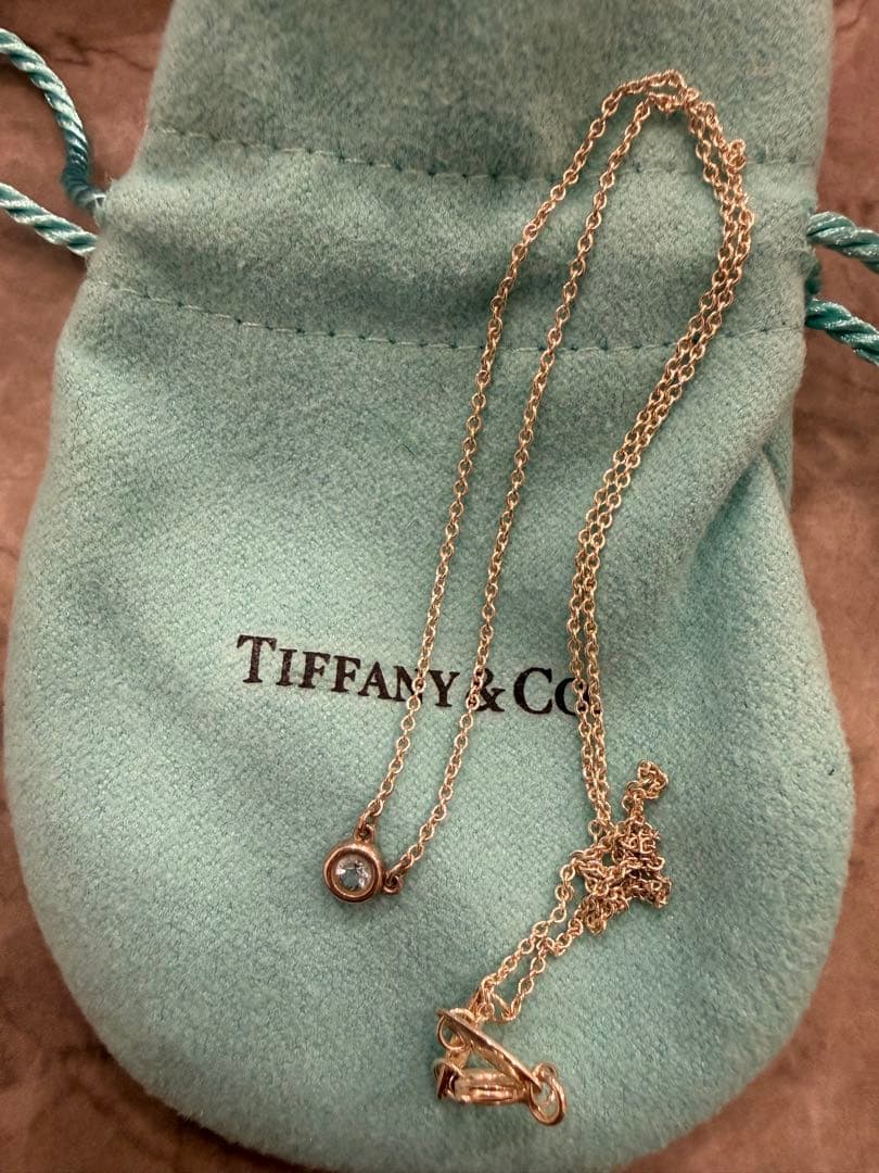 極美品⭐︎即発送！ティファニー　ネックレス　バイザヤード　アクアマリン　925