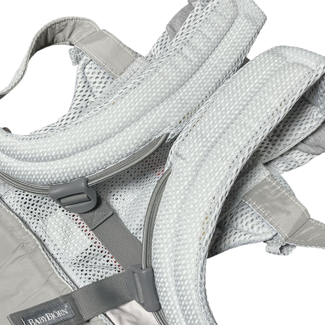 【極美品】ベビービョルン 抱っこ紐 ハーモニー エアリーメッシュ シルバー