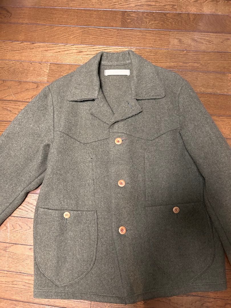 45RPM グレー ウール カバーオール M