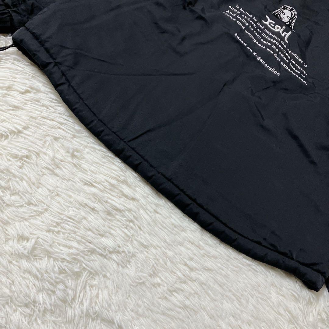 【人気】X-GIRL REVERSIBLE QUILTED JACKET L 黒