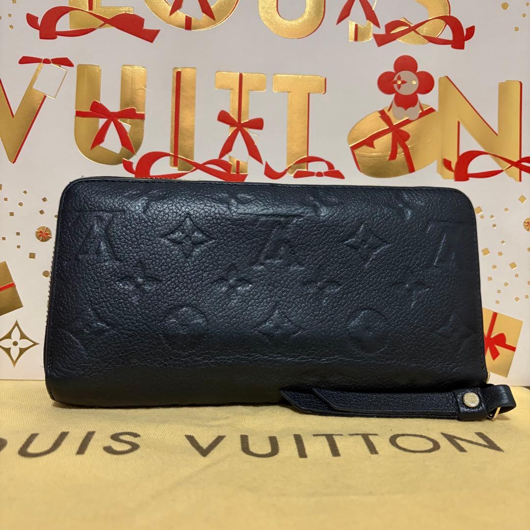 【極美品】ルイヴィトン モノグラム アンプラント ブラック 長財布
