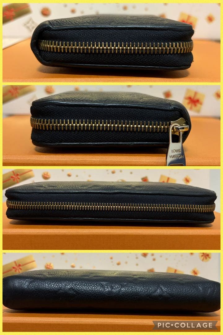 【極美品】ルイヴィトン モノグラム アンプラント ブラック 長財布