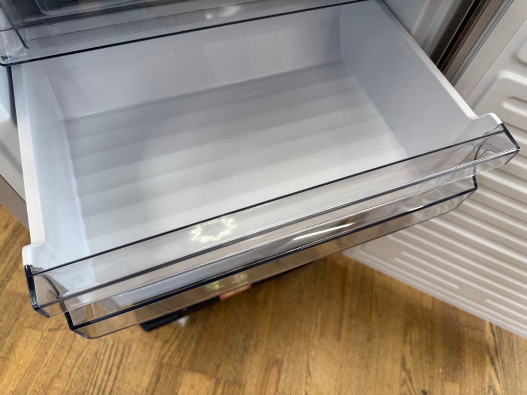 F028 TWINBIRD ２ドア　冷蔵庫　ガラスドア　右開き　2021年製