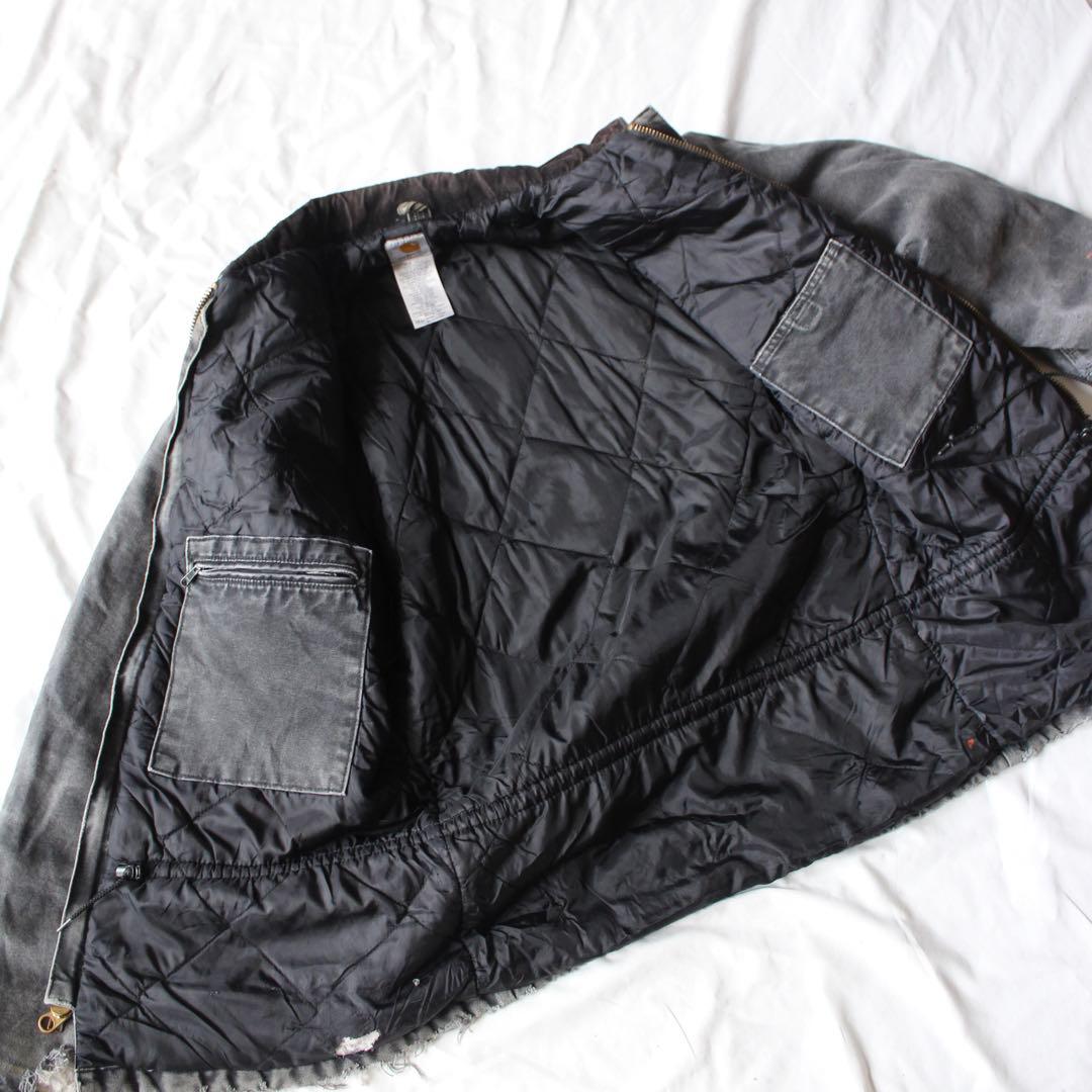 襤褸•墨黒 Carhartt トラディショナル コート ジャケット BLK M