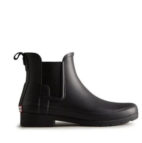 ハンター　チェルシーブーツ黒　UK5 24センチ