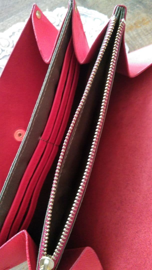 【新品未使用】限定品　ダマスキーナ　ヴィンテージレザー　ウォレット　長財布