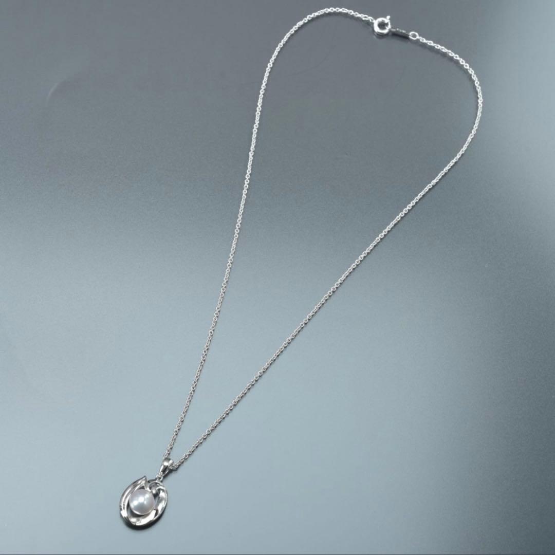 【新品】ミキモト真珠島 アコヤ真珠シルバーネックレス約7.2mmMIKIMOTO