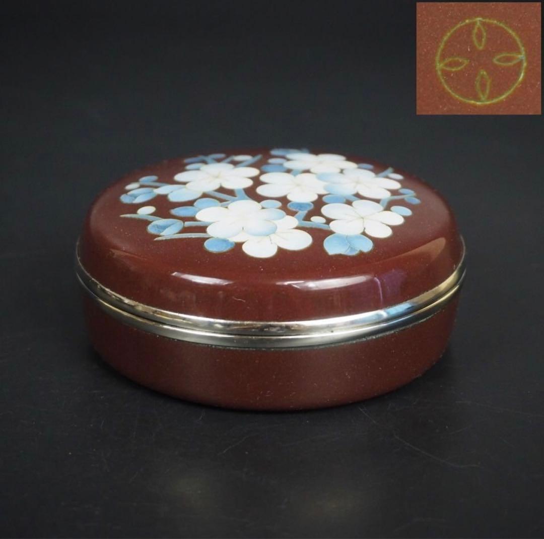 送料無料　日本製　安藤七宝店梅花尽くし宝石箱