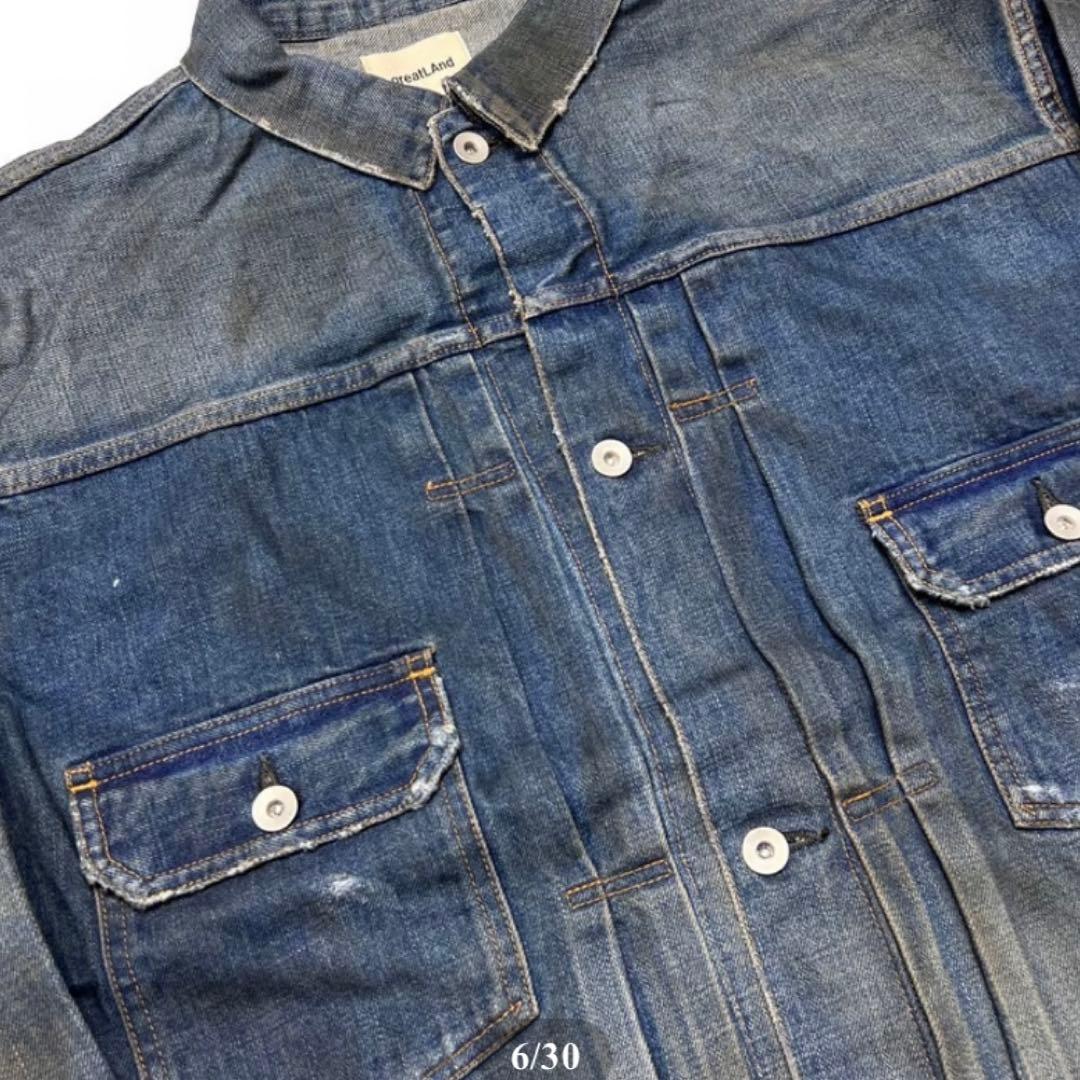 新品greatLAndLOGANDENIM10YERASDENIMJACKET