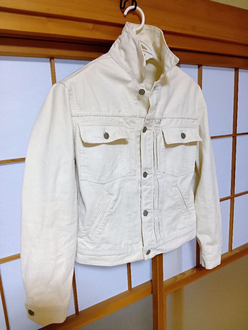ラルフローレンダブルアールエルホワイト デニムジャケット