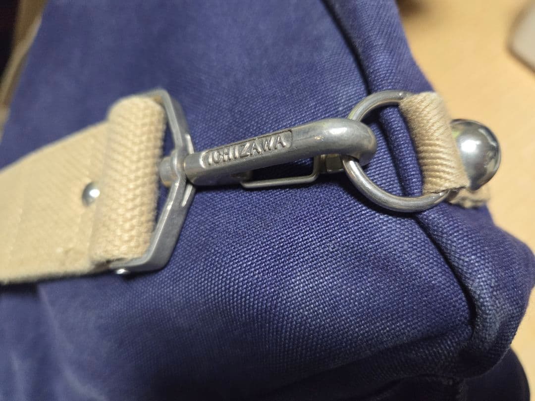 ​【希少・名品】一澤帆布 2wayリュック&ショルダーバッグ ネイビー 京都老舗