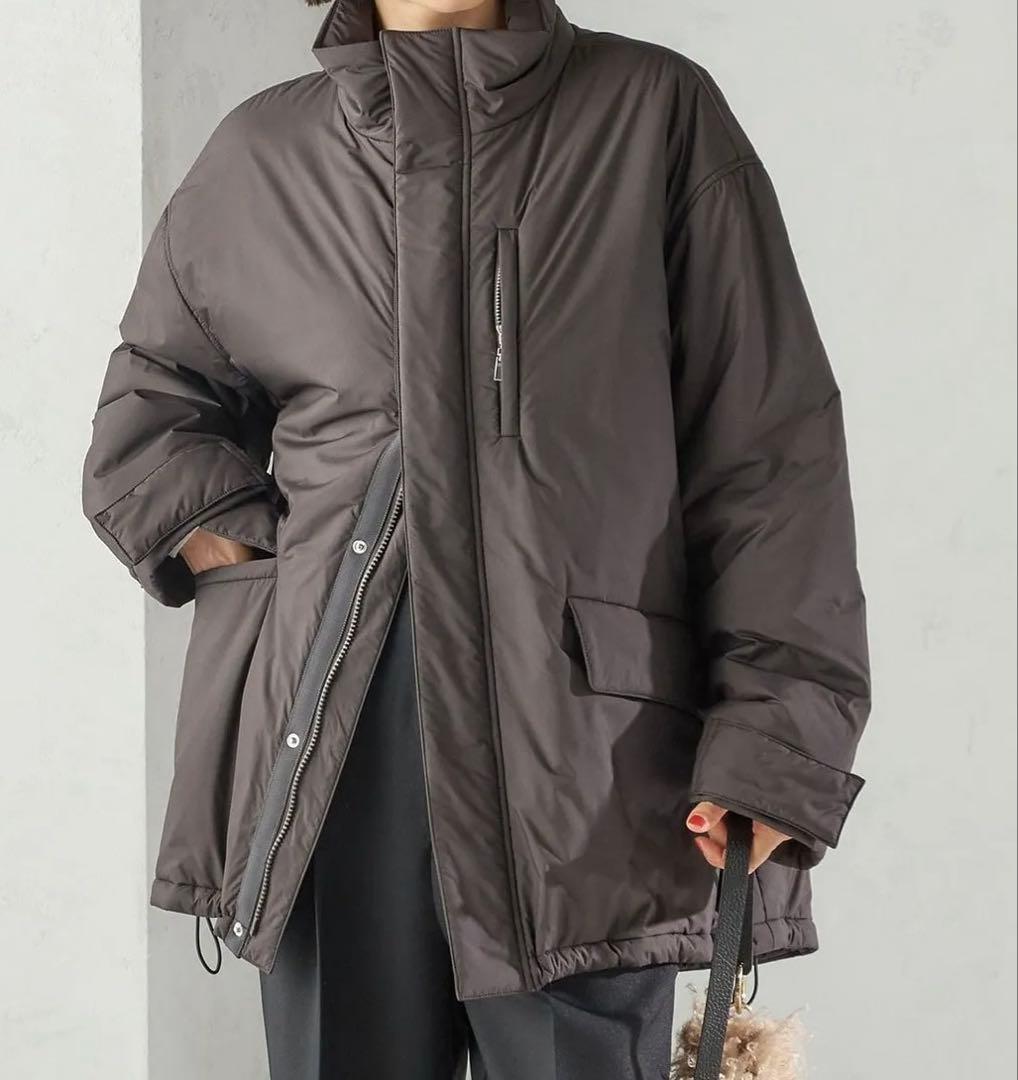 SHIPS for women IMBOTEX 中綿 ミディ ジャケット