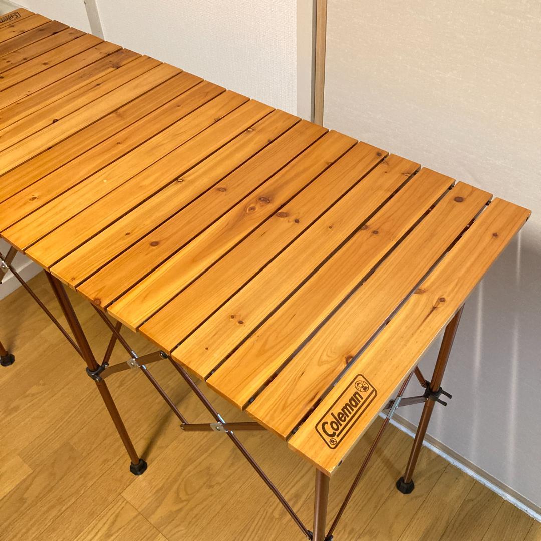 【希少モデル】Coleman / ナチュラルウッドカウンターテーブルクラシック