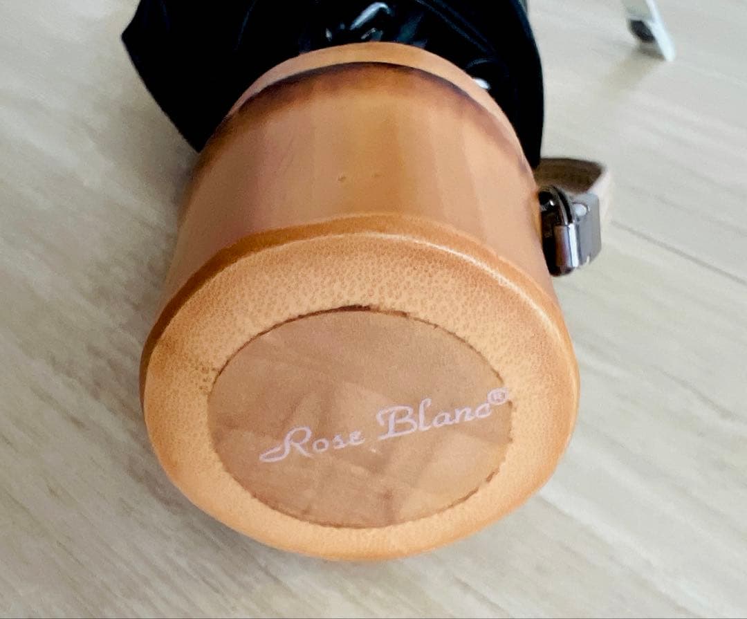 【美品】芦屋ロサブラン　RoseBlanc 日傘　3段折り