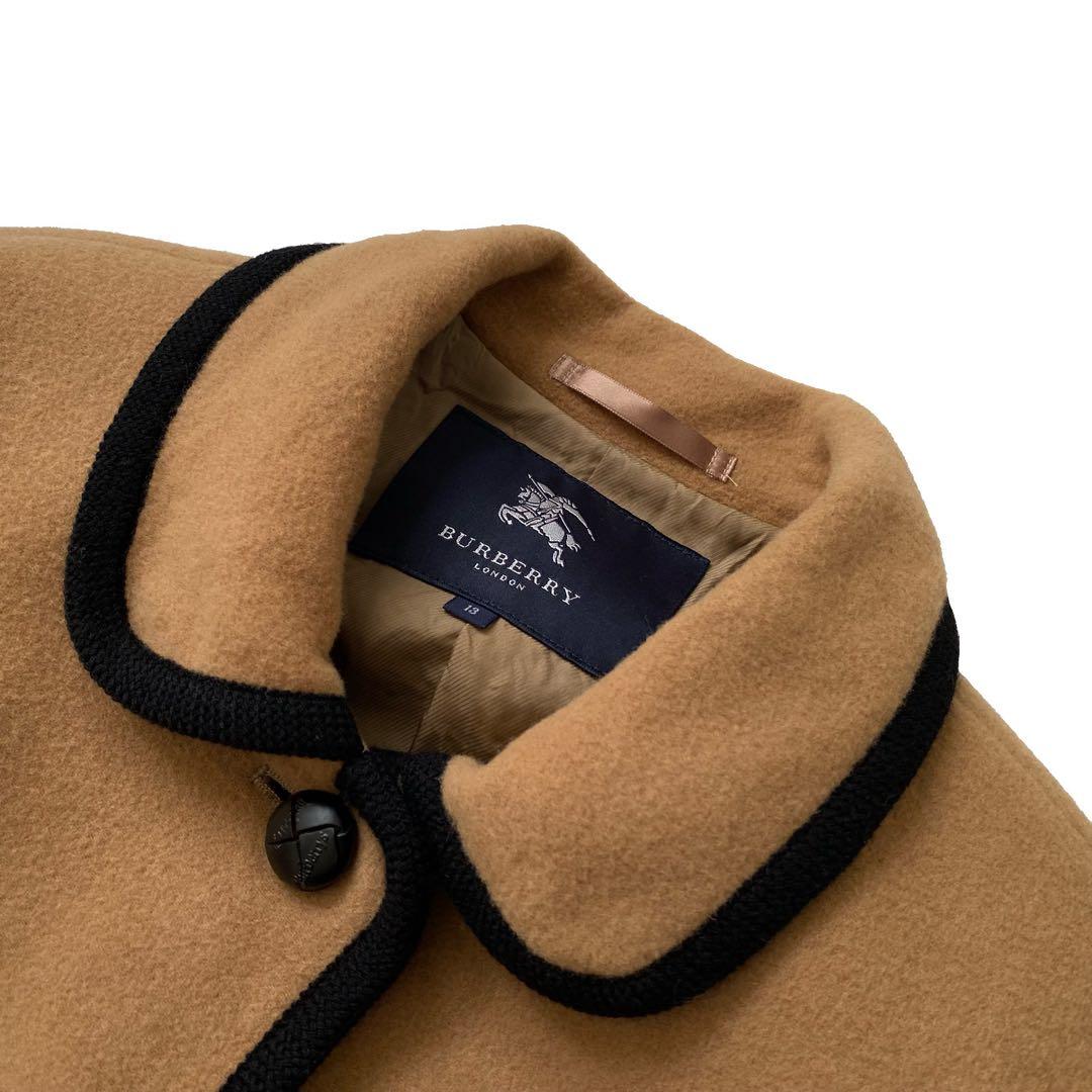 バーバリー ロンドン カシミヤ混 ウール ジャケット ノバチェック 13 大きい