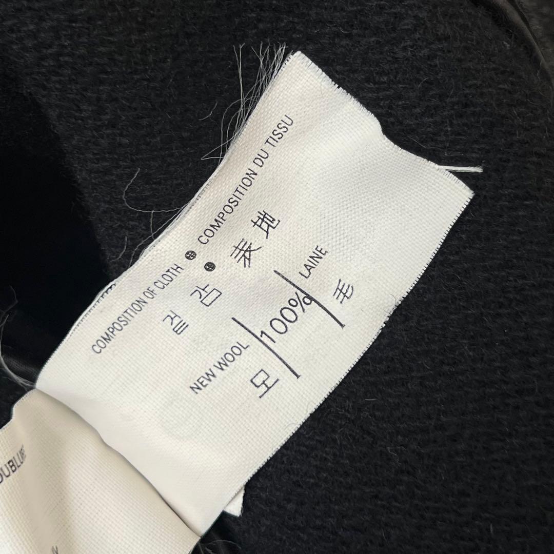 美品 グローバーオール キングストン ヘリンボーン ダッフルコート L グレー