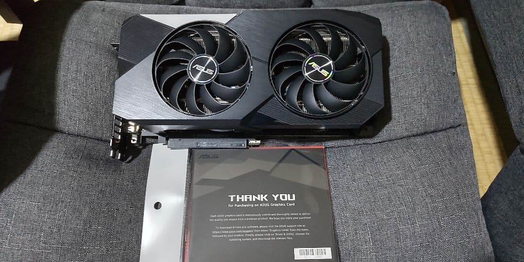 グラフィックボード・グラボ・ビデオカード asus RTX3060ti DUAL