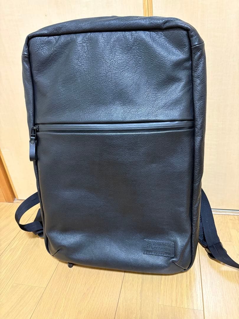 カワニシカバン　seowU[セオウー]｜撥水レザー色はブラック使用1週間