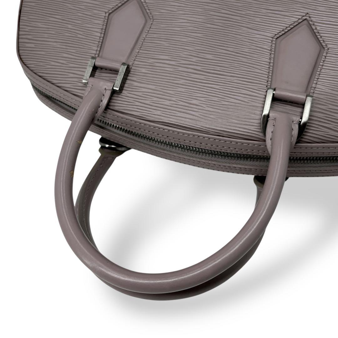 ルイヴィトン　ハンドバッグ　ジャスミン　エピ　型押しロゴ　ラベンダー　ライラック