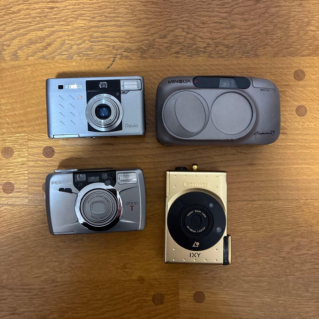 フィルムカメラセット Konica Canon 他