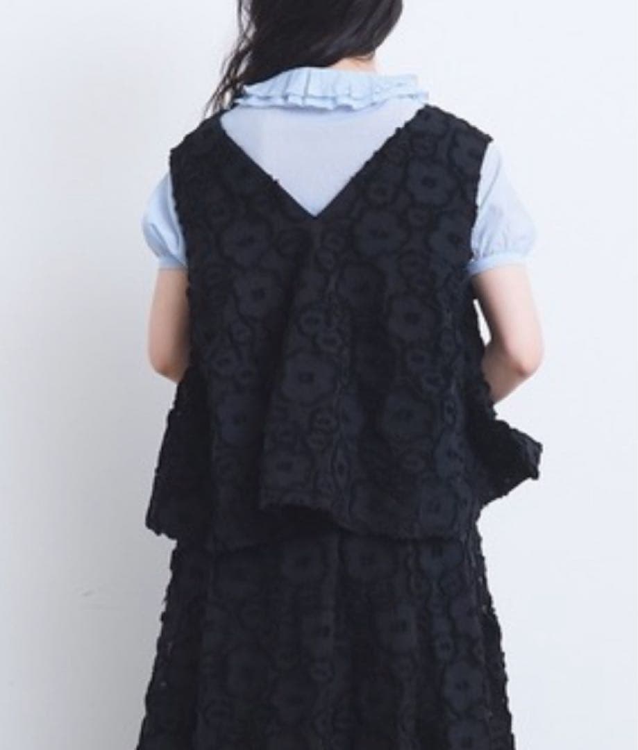 ゆっきbulle de savonジャガードベスト&モヘアベスト2点セット