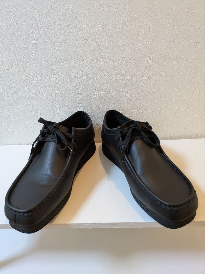Clarks クラークス ワラビーエヴォウォータープルーフ ブラックレザー