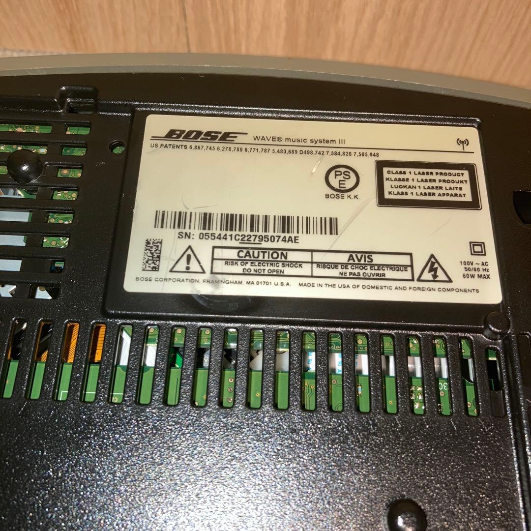 完動&メンテ品　Bose wave music system Ⅲ ワイドFM