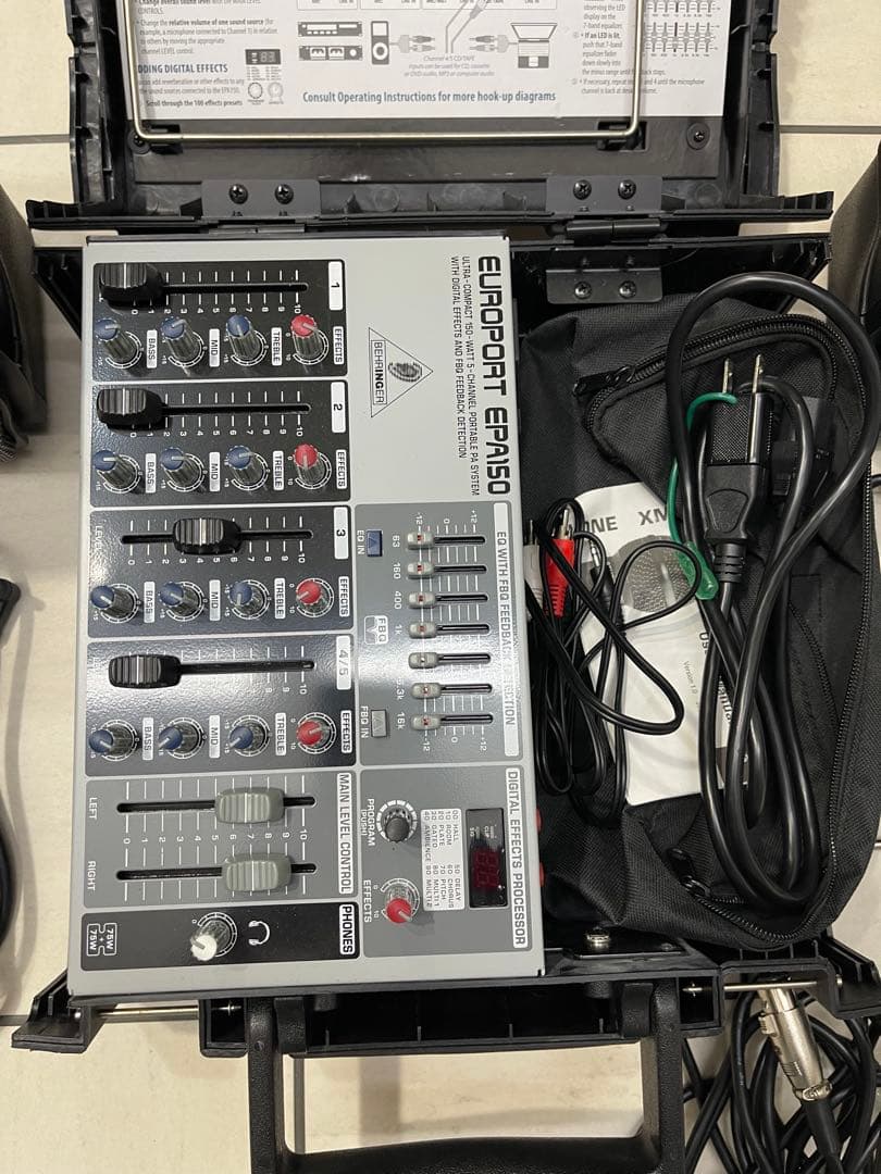 【最終値下げ】Behringer ポータブルPAシステム