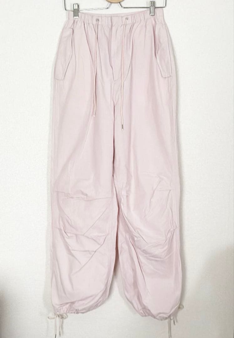 THE SHISHIKUI パラシュートパンツ ピンク M