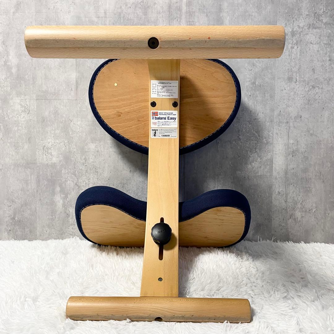 【美品】Balans EASY バランスチェア イージー ネイビー リボ社