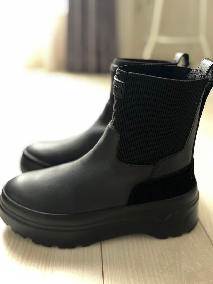 HUNTER レディース ブーツ-ブラック