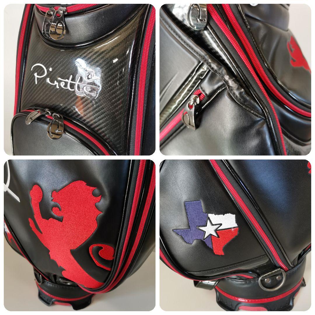 Piretti ピレッティキャディバッグ ゴルフバッグ 9型 ブラック