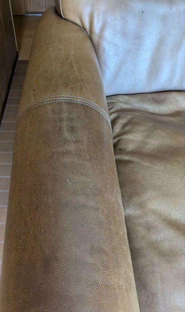 アスプルンド　ハロソファ1.5P　ギル総本革