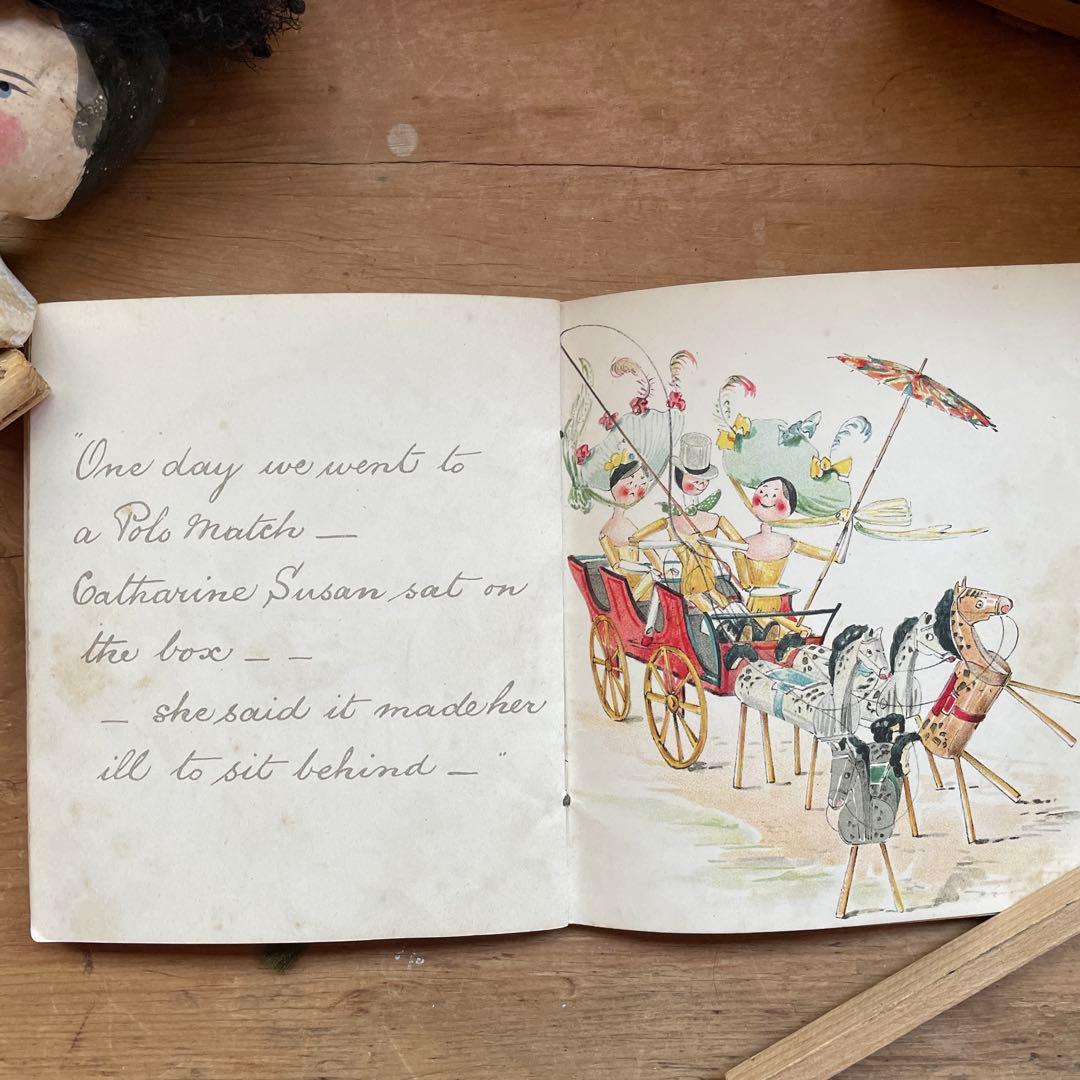 アンティーク　ペグドール　ピクチャーブック