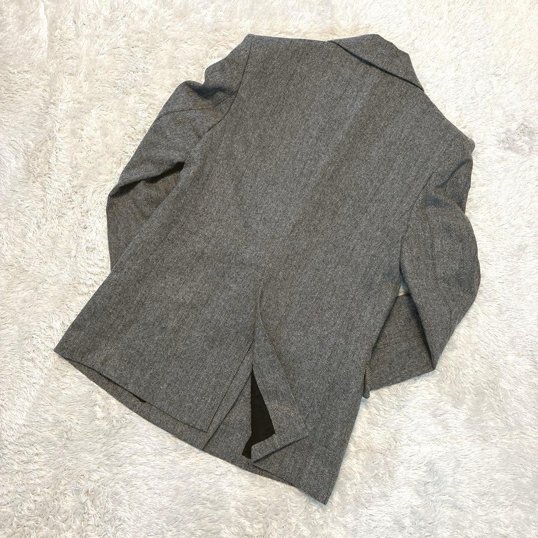 【cha.】WhimGazette ヘリンボーンテーラードジャケット