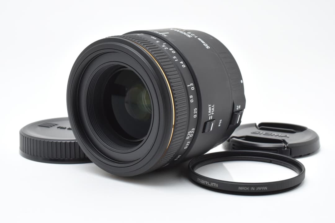 レンズ(単焦点) Sigma 50mm F2.8 DG MACRO Canon #9773