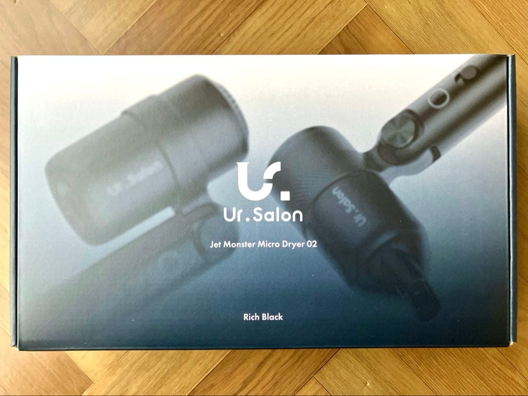 UR.SALON ジェットモンスターマイクロドライヤー02 リッチブラック