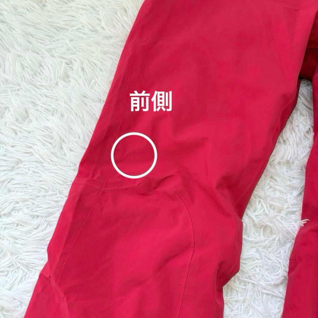 salomon サロモン レディース スキースノボパンツ レッド Lサイズ