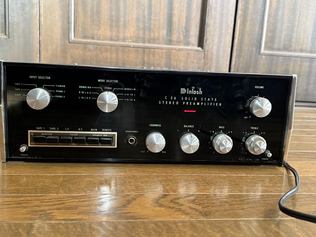 McIntosh C26 アンプ 本体