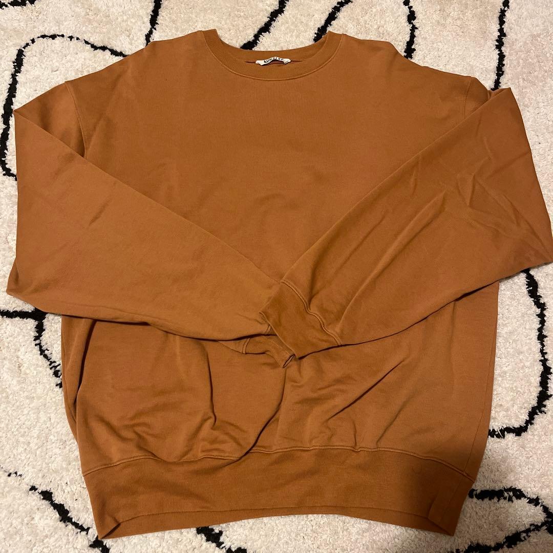 トップス AULAREE 24ss SUPER HIGH GAUZE SWEAT P/O