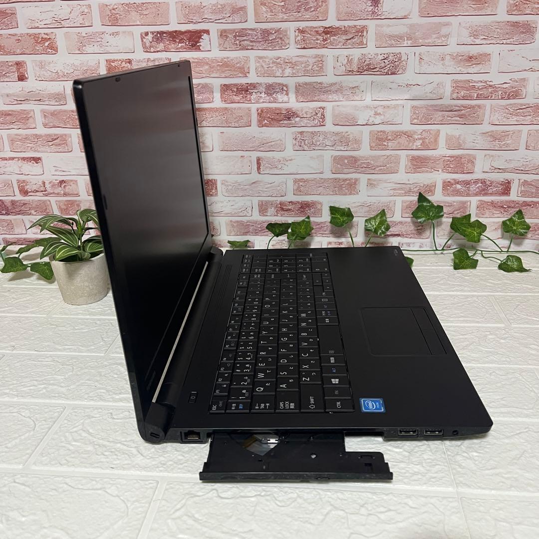 ★美品東芝SSD128GB メモリ8GB★B35/R DVDノートPC364