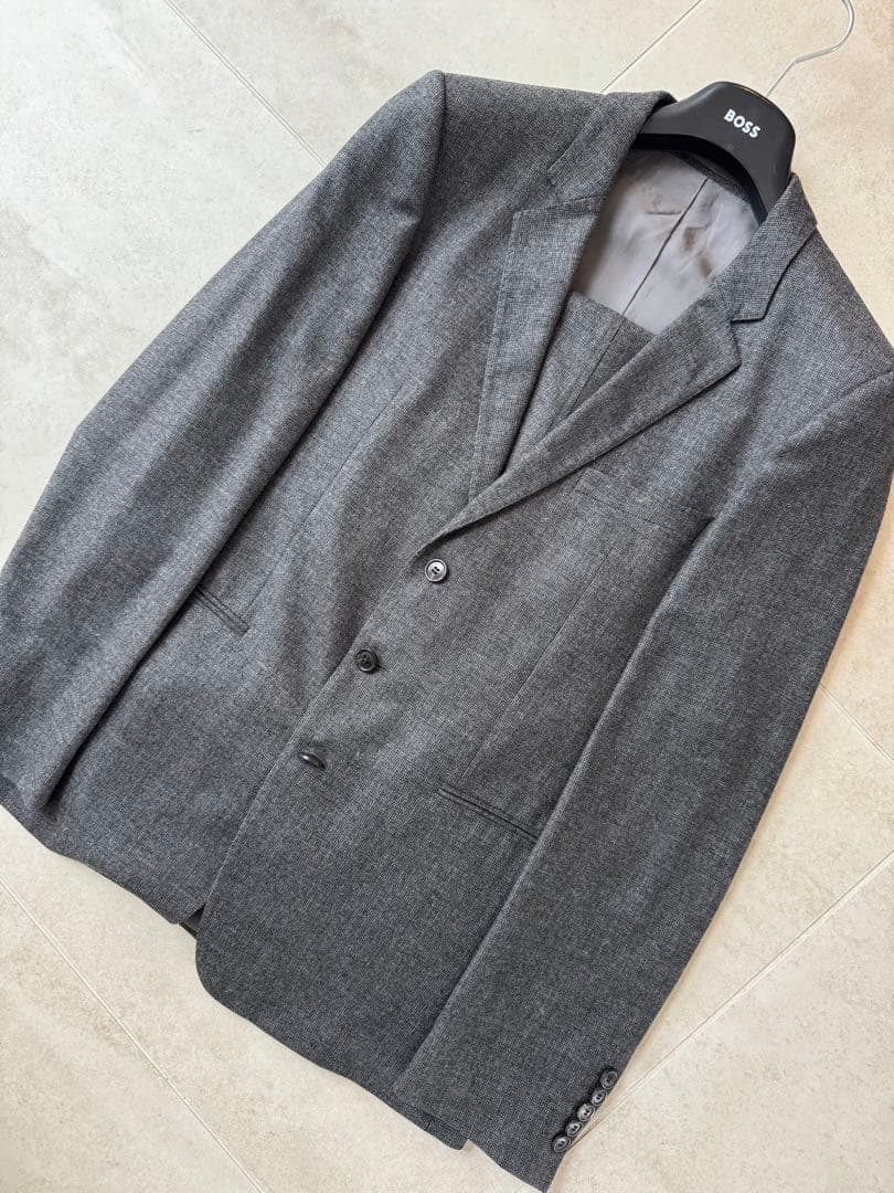 HUGO BOSS グレースーツ 上下セット 50サイズ（日本XL相当)
