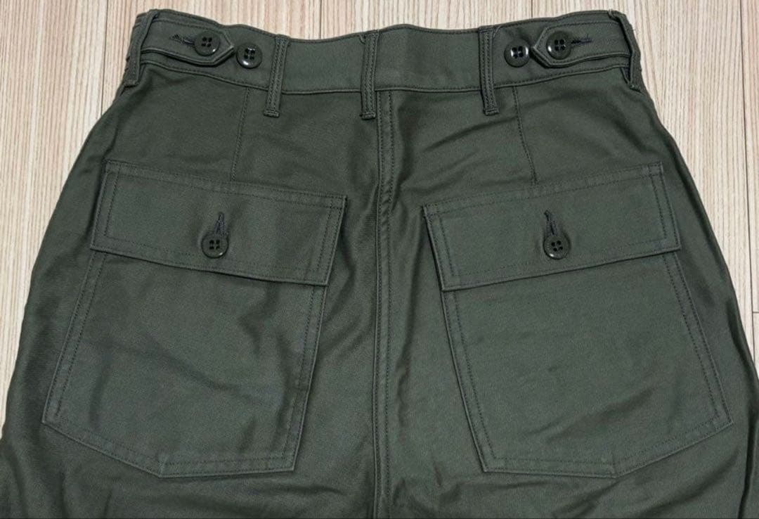 ハイク HYKE ベイカーパンツ 2 ワークパンツ オリーブ