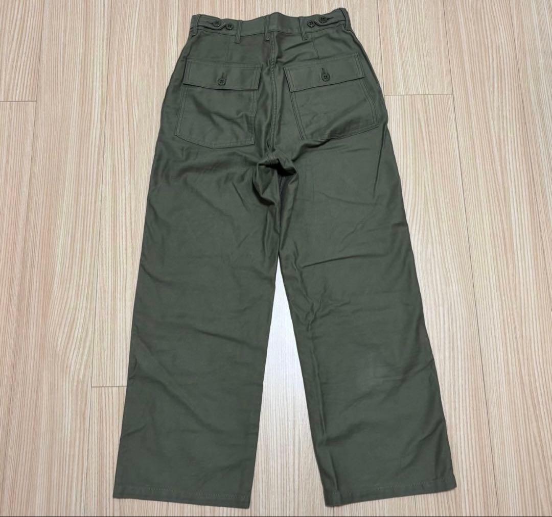 ハイク HYKE ベイカーパンツ 2 ワークパンツ オリーブ