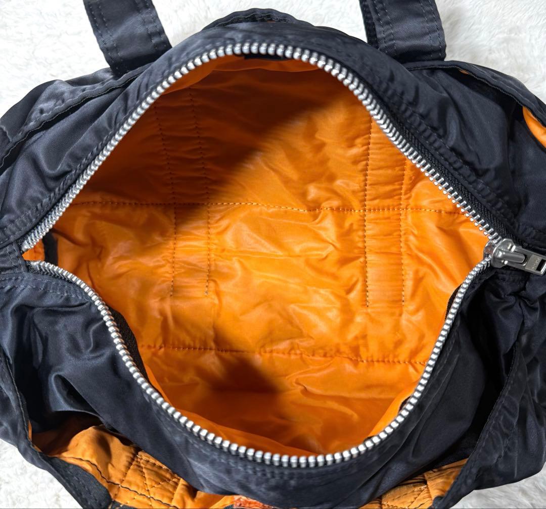 美品 porter タンカーミニボストンバッグ ダッフル ブラック