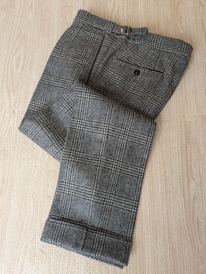 BERNARD ZINS ベルナールザンス スラックス グレー beamsF