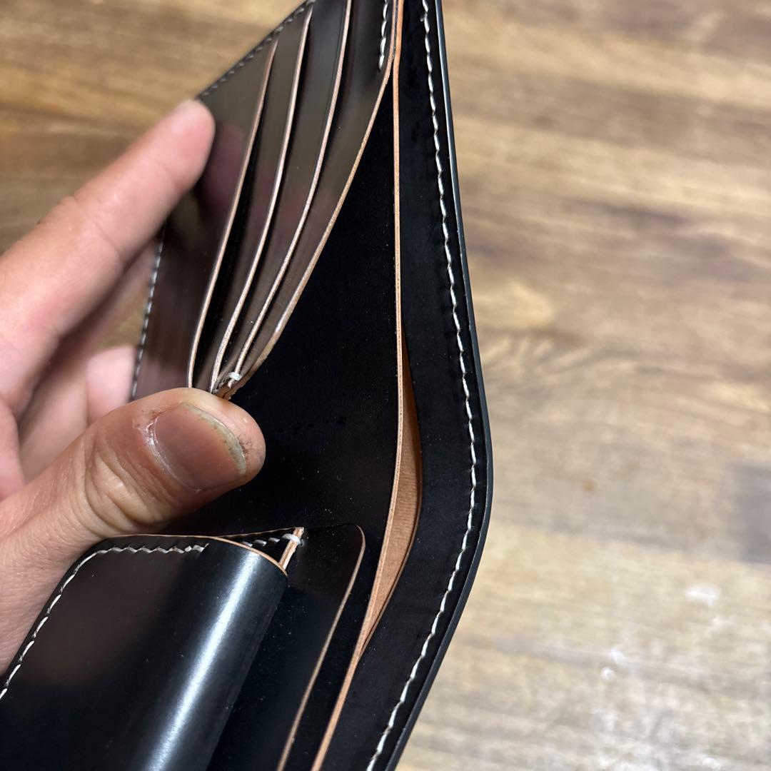 ☆フルコードバン☆新喜皮革☆2つ折り☆ホーウィン☆トラッカー☆コードバン