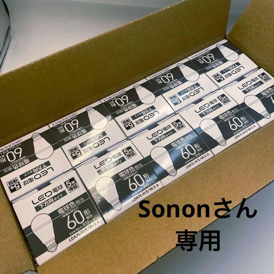 【Sononさん専用】Panasonic LED電球 E26 【40個セット】
